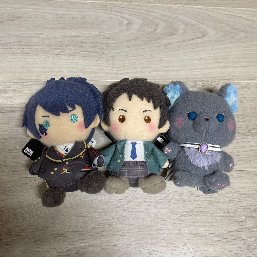 1*読様 ツイステ ミルキーボア ぬいぐるみ　デュース　雄剣　グリム　3種 1*読様 ツイステ ミルキーボア ぬいぐるみ デュース 雄剣 グリム 3種