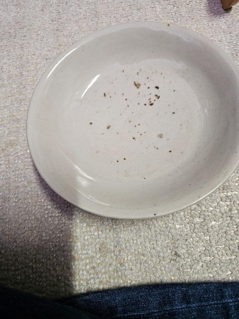 中国 明時代 白磁皿 振りものあります