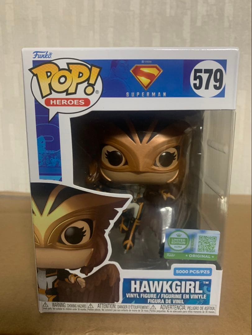 DCコミックス　スーパーマン　Funko pop ホークガール Pop! Hawkgirl with Pop! Protector | Funko