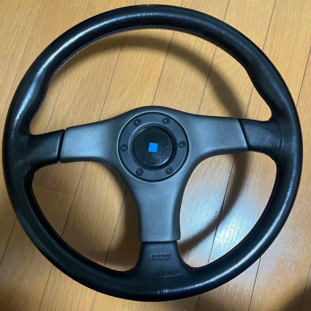 NARDI ステアリングハンドル 3本スポーク 黒 NARDI ナルディ ステアリング SPORTS タイプラリー ブラックパンチ