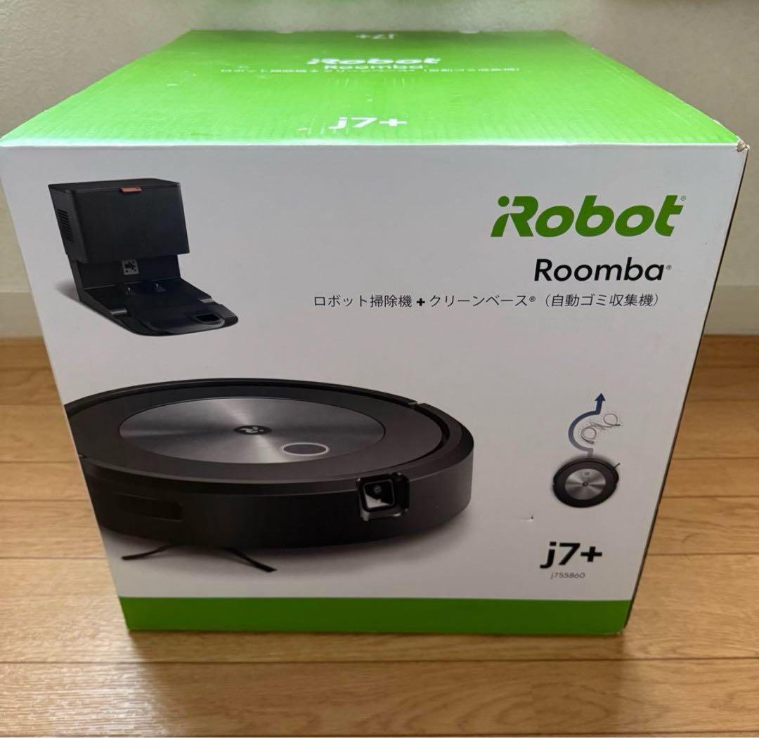 未使用未開封 iRobot Roomba j7+ J755860 Amazon.com - iRobot Roomba j7+ Self-Emptying Vacuum Cleaning Robot