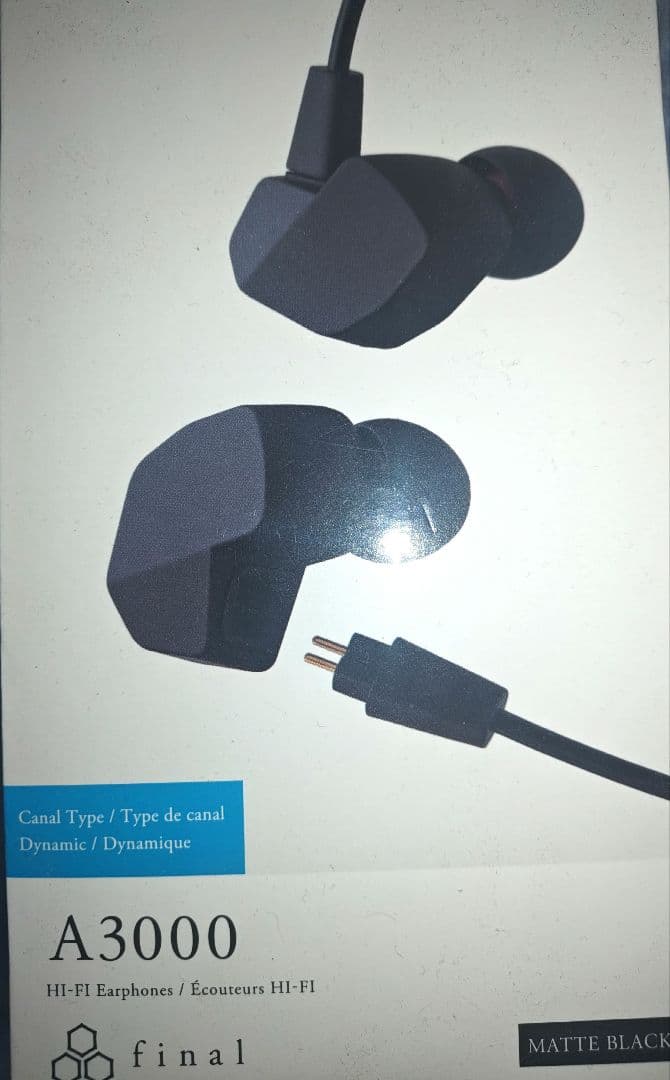 final A3000 有線イヤホン マットブラック Amazon.com: Final A3000 in-Ear Wired Noise Isolating High