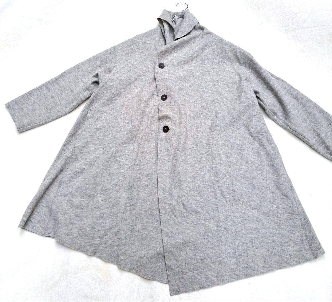 223様専用 美品 ヨーガンレール ウール100%コート 変形ハイネック M