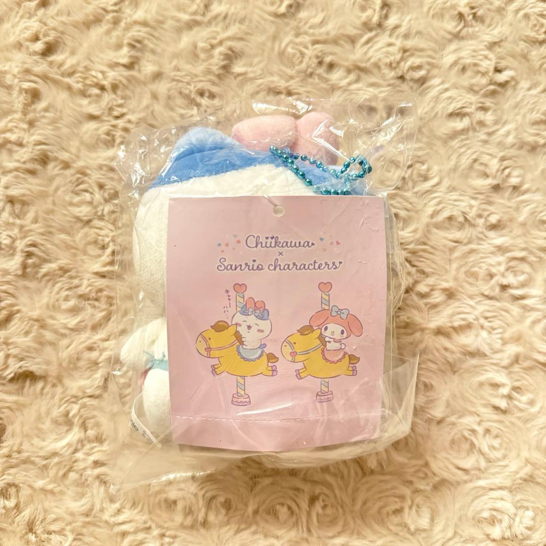 第1弾 ちいかわ サンリオコラボ ハチワレ マイメロディー マスコット