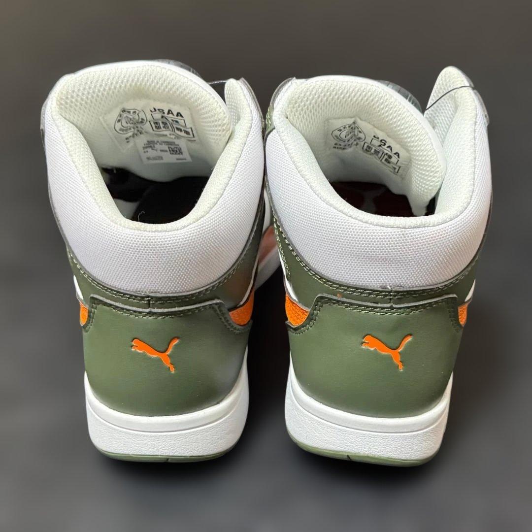 PUMASAFETY フロントコート ディスク ミッド WH/GR 27.0cm