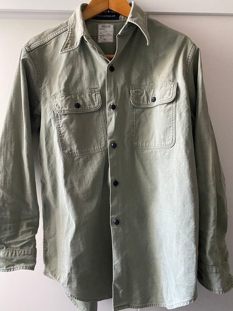 MADISONBLUE マディソンブルー オリーブグリーン シャツ 01 - メルカリ