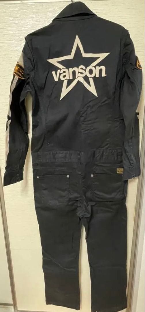 vanson スケルトンデザイン オーバーオール Mサイズ つなぎ - メルカリ