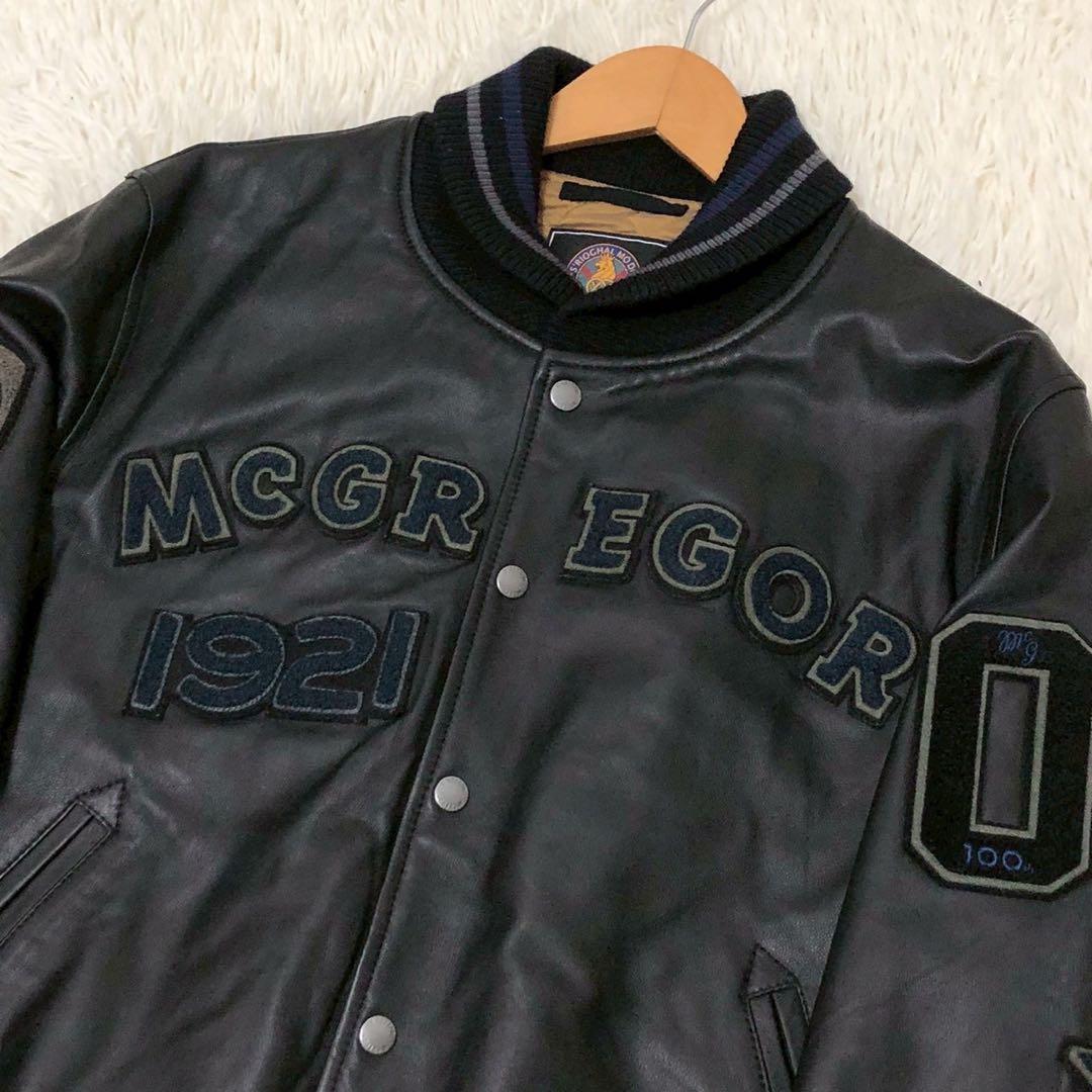 100周年記念モデル◎McGREGOR エンブレムレザースタジアムジャケット