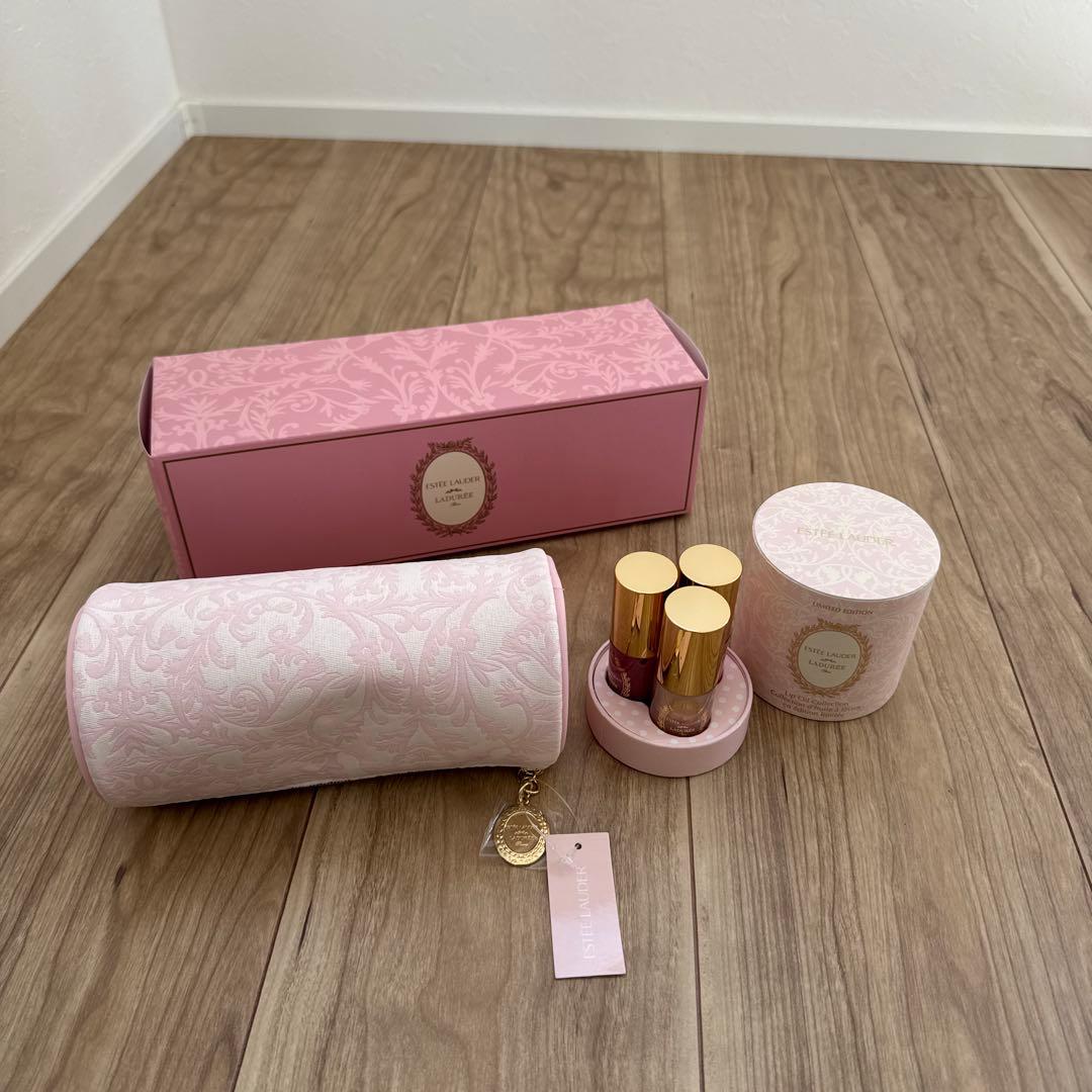 エスティローダー　リミテッドエディション　リップオイル　ポーチ付き 試してみた】リミテッド エディション リップ オイル コレクション