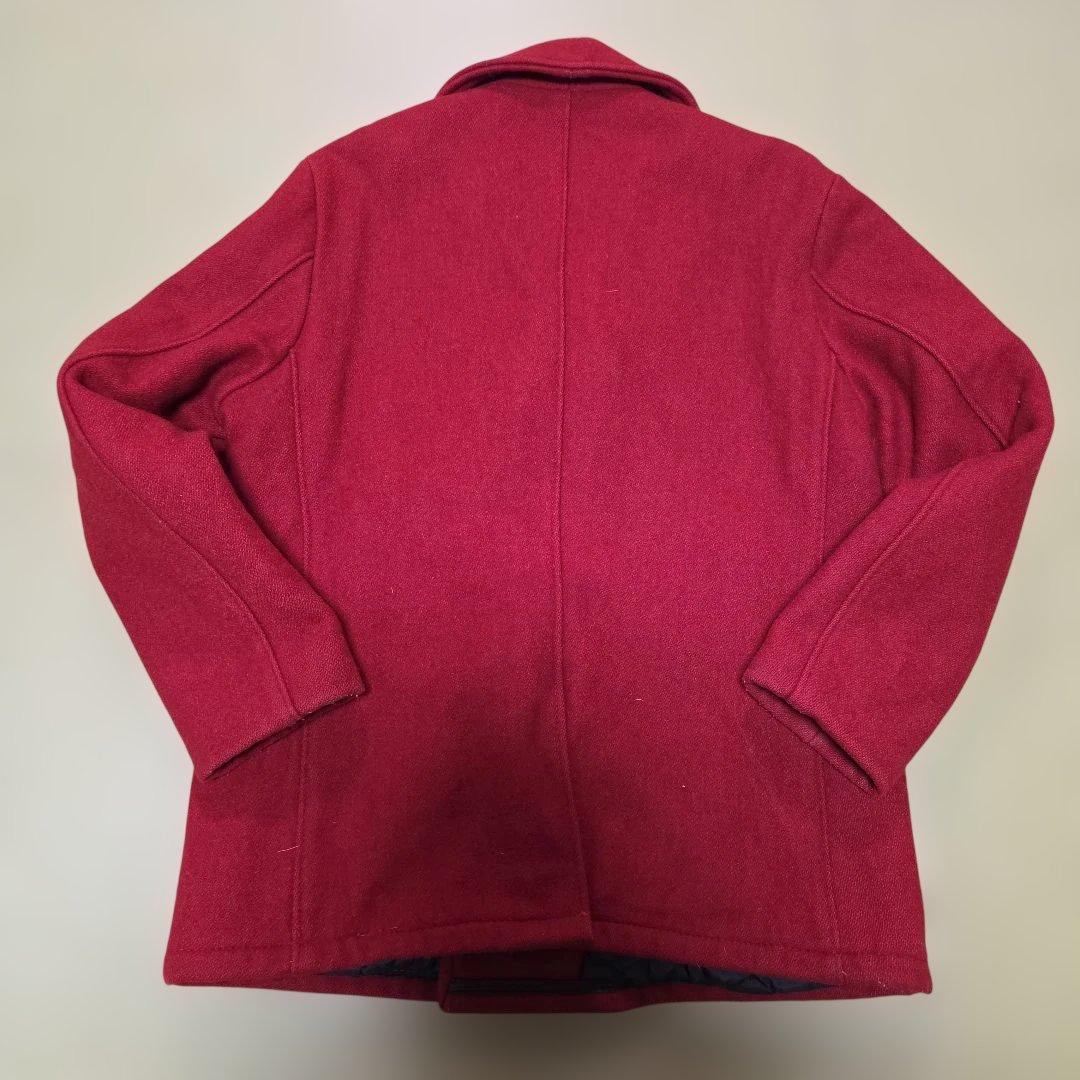 【美品 XL相当】 Schott U.S.740N Pコート キルティング 赤