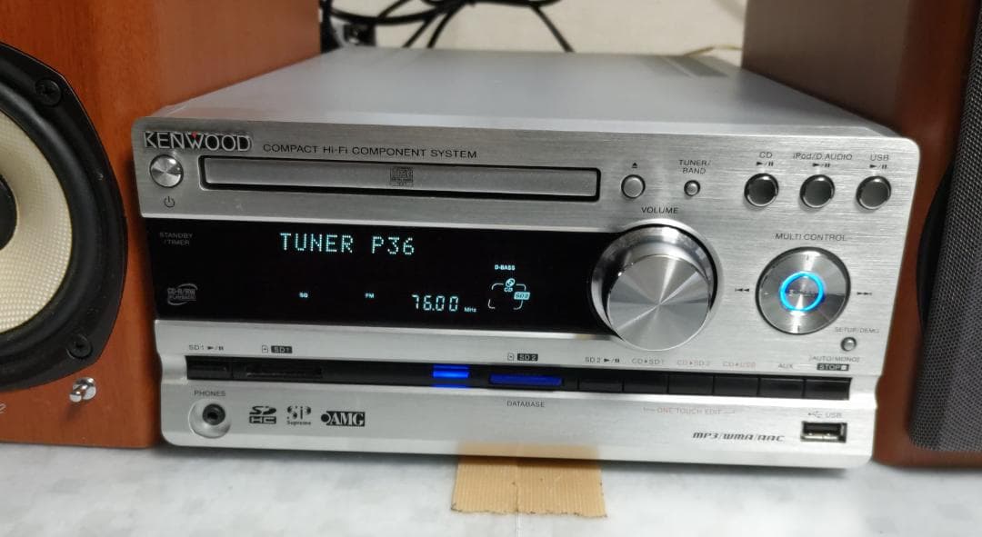 Kenwood ケンウッド CD/USB/SDコンポ UDE77 動作良好