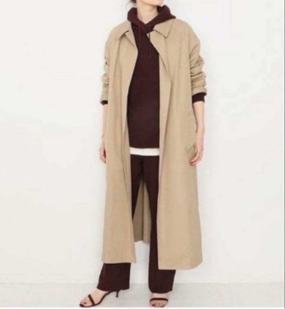 Plage プラージュ ロングコート 36 ベージュ ベイクルーズ - メルカリ