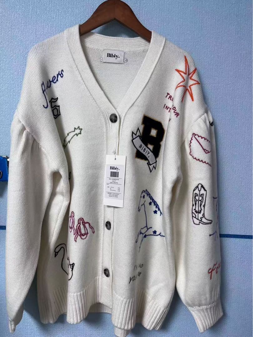 新品 bibiy. B. UNIVERSE CARDIGAN - メルカリ