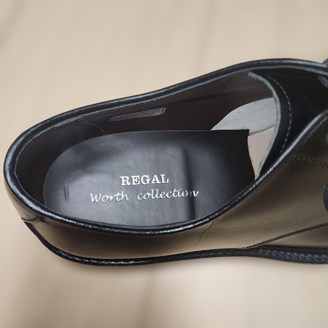 (極美品)REGAL Uチップ 黒 25.0cm