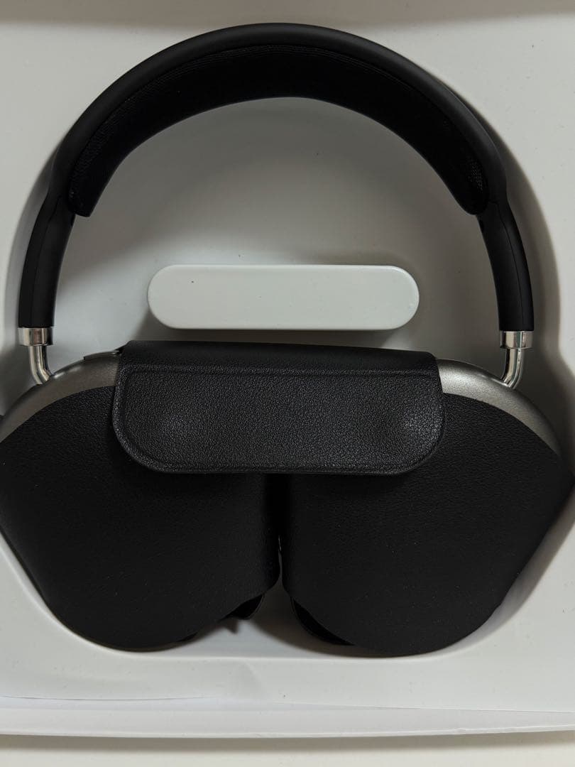 ブラックAirPods MAXワイヤレスヘッドホン 純正互換品