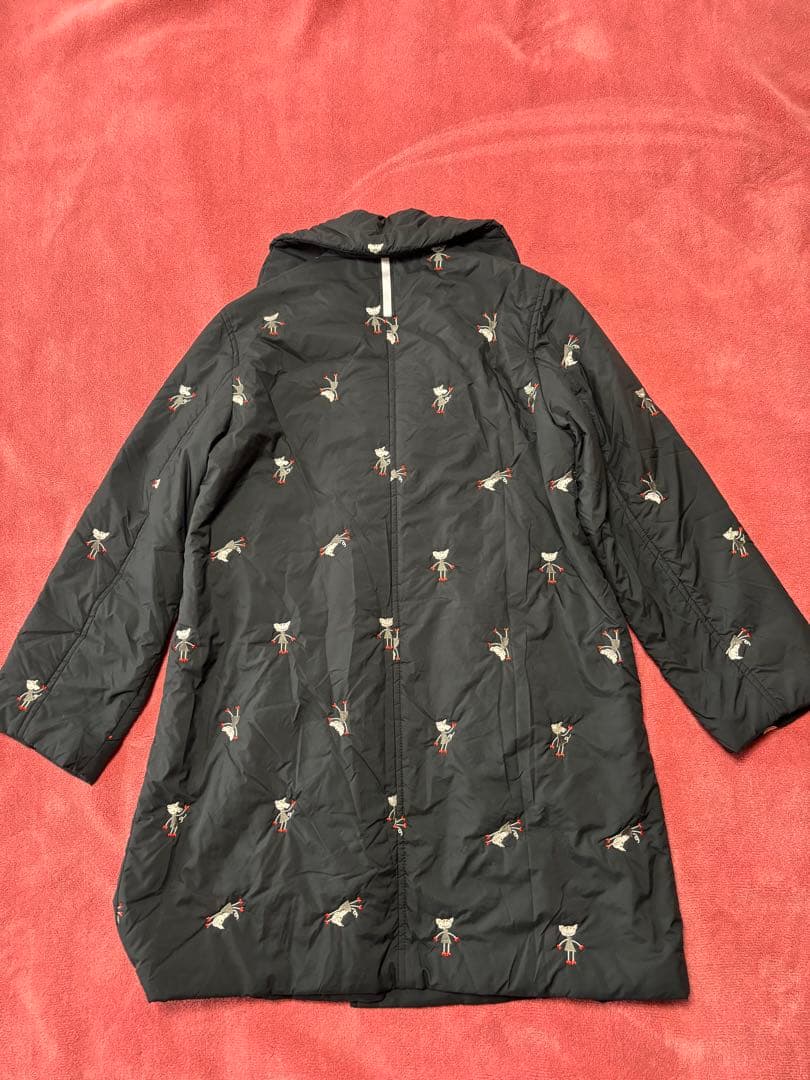 アルベロベロ刺繍入りフード付き中綿コート - メルカリ