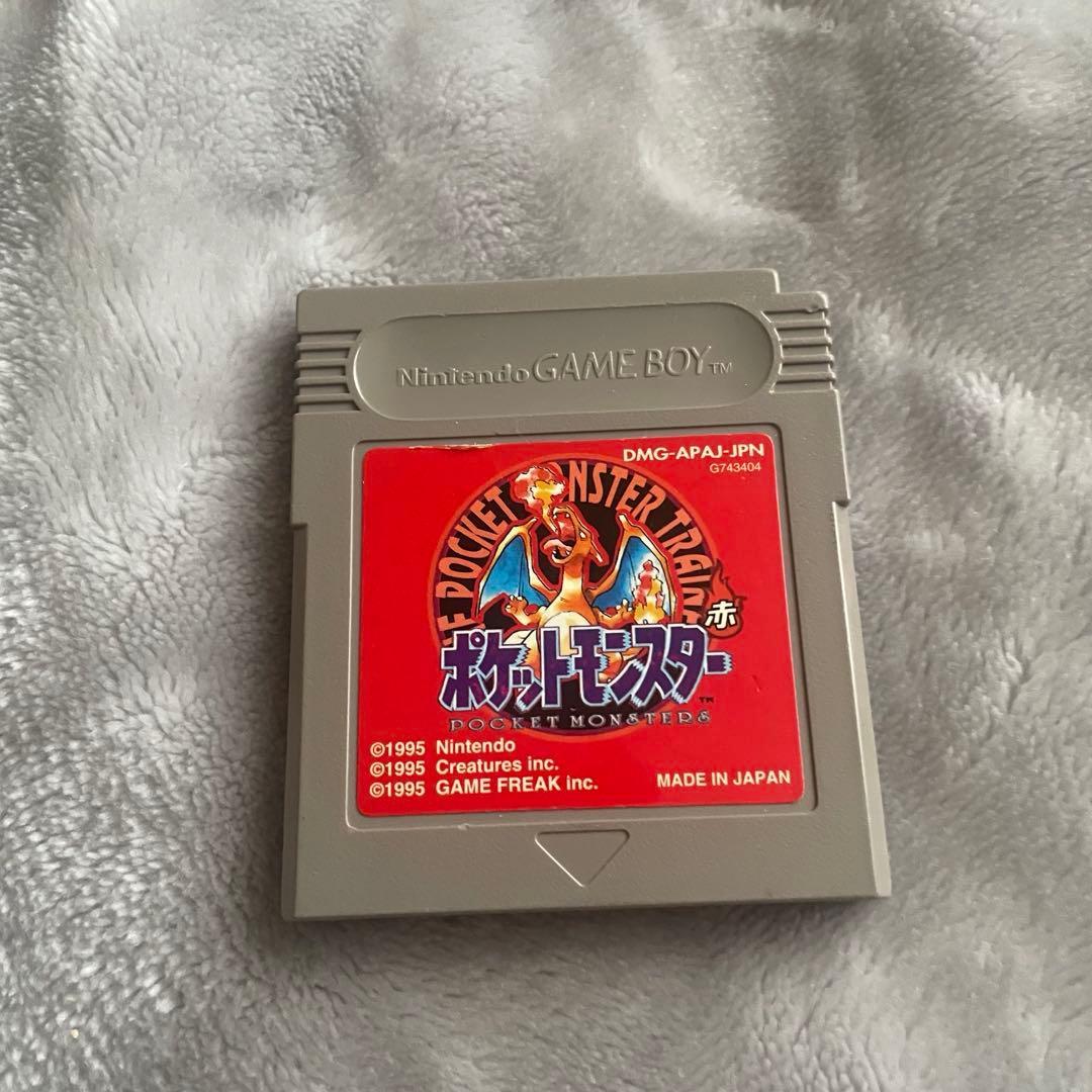 ゲームボーイ ポケットモンスター 赤 ソフト カセット - メルカリ