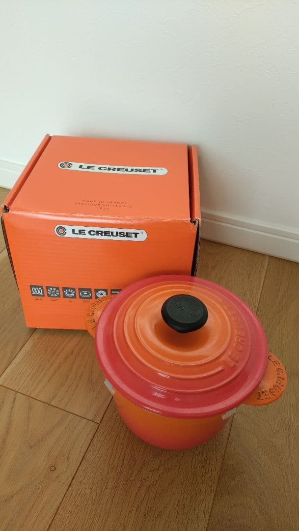 Le Creuset ル・クルーゼ ココット・エブリィ 18 オレンジ - メルカリ