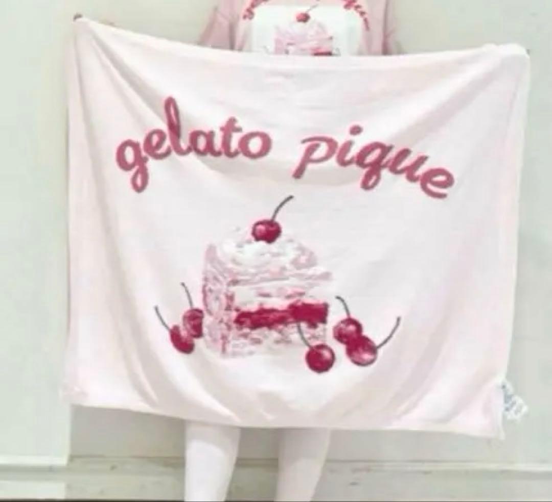 新品】HIGH CALORIEモチーフブランケット ジェラートピケブランケット