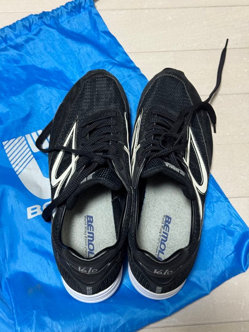ビモロ ランニングシューズ ブラック　26.0 ビモロランニング ベロ・オールマイティ スペックス“ノアールクロ