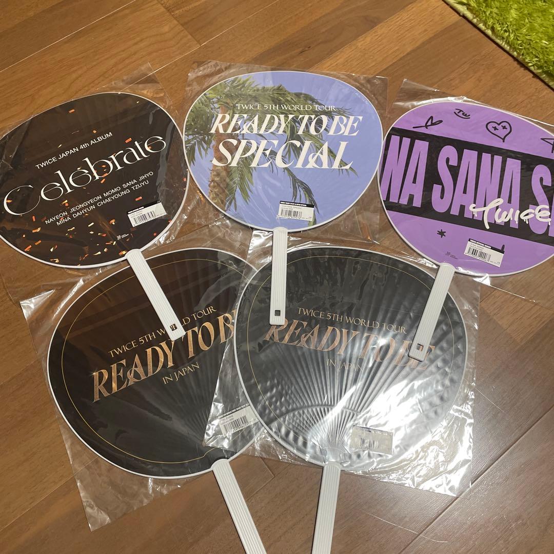 TWICE うちわ 5枚セット SANA MOMO - メルカリ
