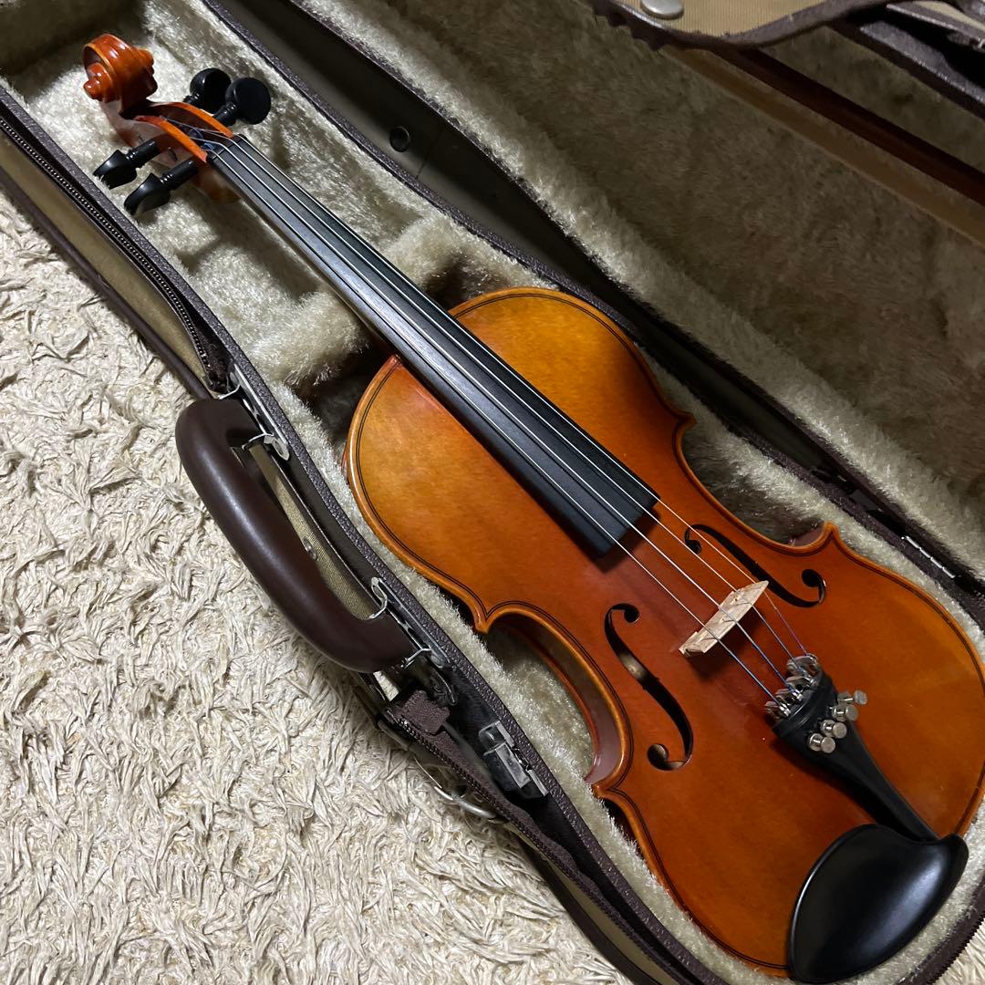 ライオンヘッド フィドル バイオリン 彫刻デザイン 練習用バイオリン 4