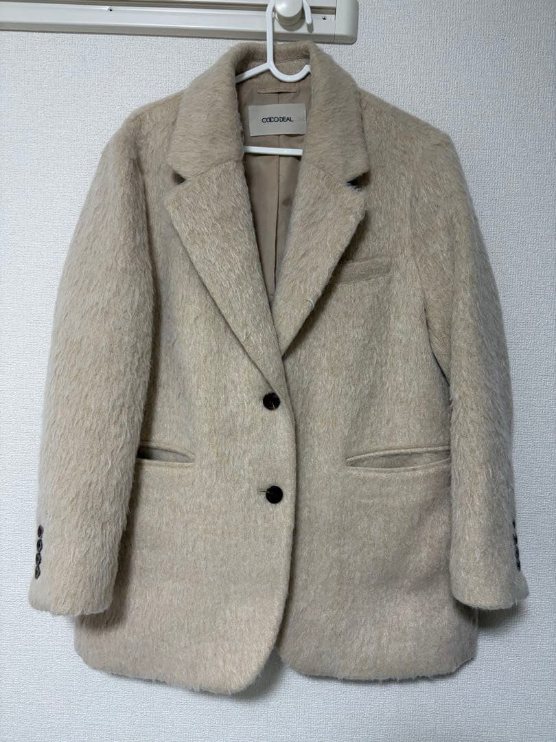 COCO DEAL ウールシャギージャコット COCO DEAL