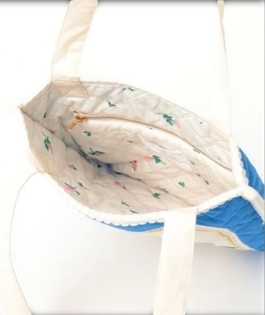 RURU MARY'S / 保冷ポケット付 リバーシブル キルティングバッグ