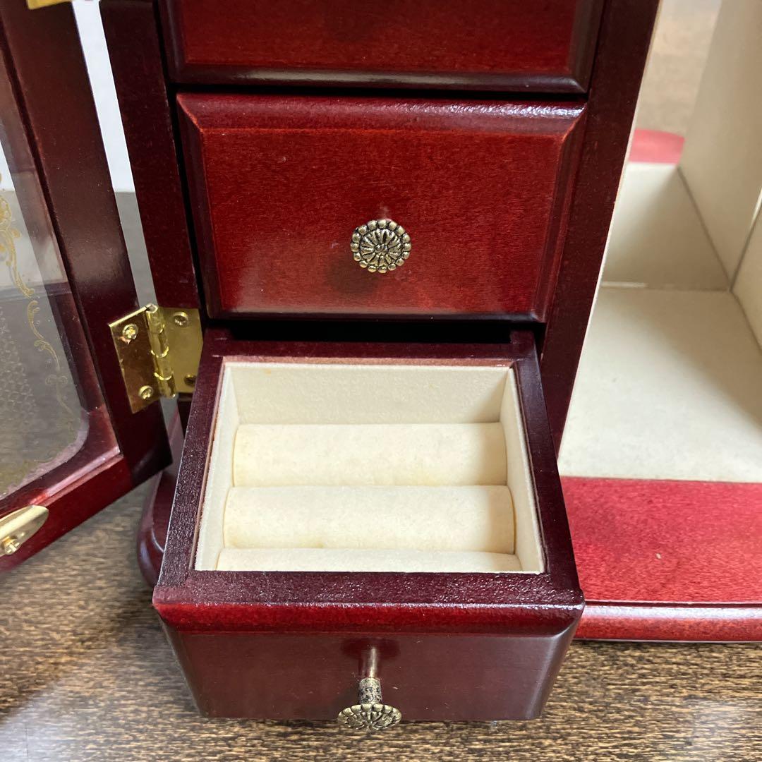 希少 昭和レトロ 木製オルゴール付きジュエリーボックス - メルカリ