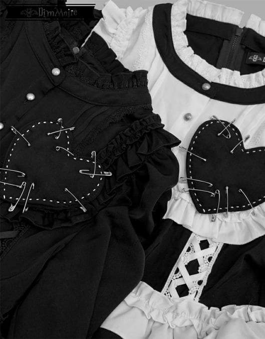 DimMoire【ディムモアール】フリルに埋もれて見る悪夢ドレス/Black L