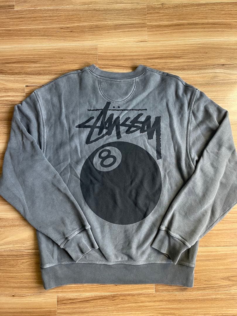 Stussy グレー トレーナー 8ボール - メルカリ