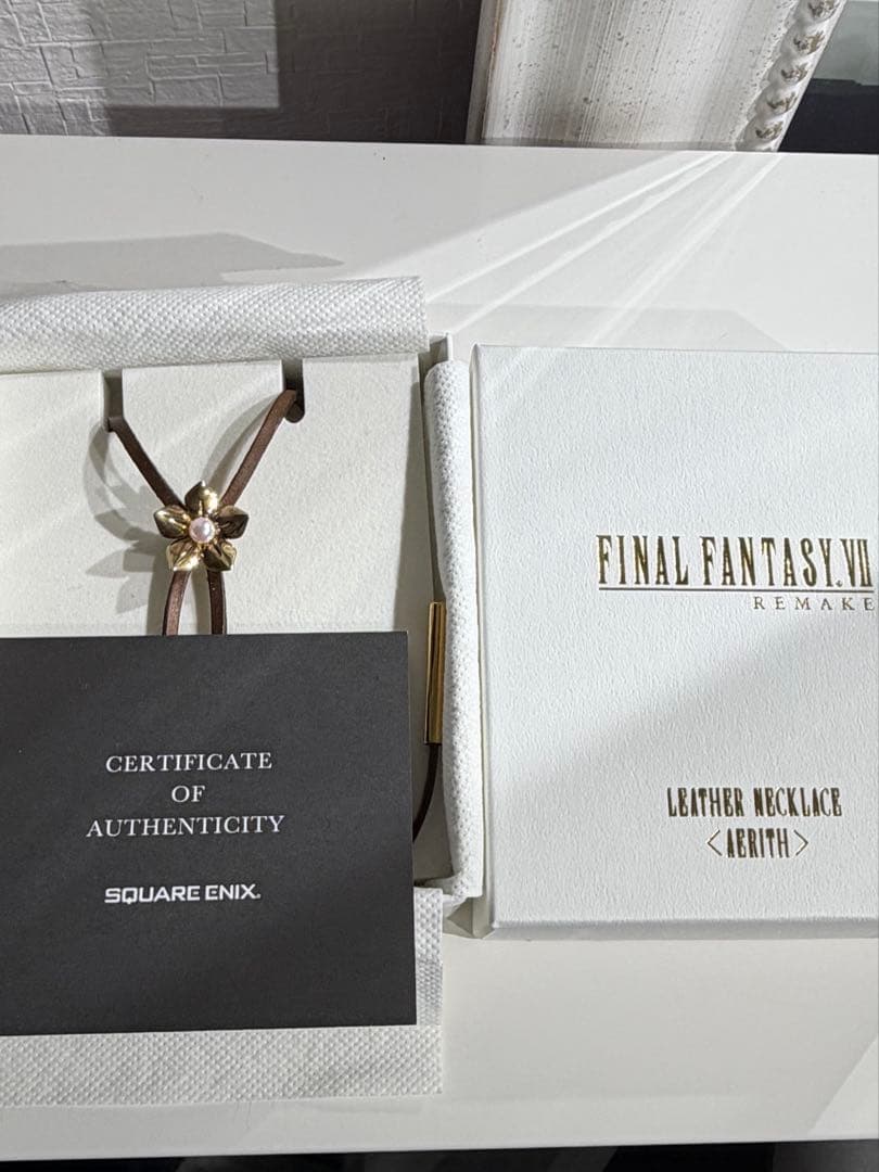 ファイナルファンタジーⅦ リメイクレザーネックレス エアリス