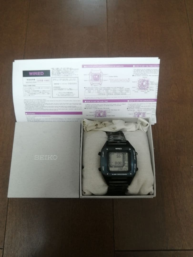 最終値新品未使用セイコー ワイアード デジボーグ　ビームス1600本限定 モデル 未使用】セイコー ワイアード デジボーグ ビームス 1600本 限定 モデル