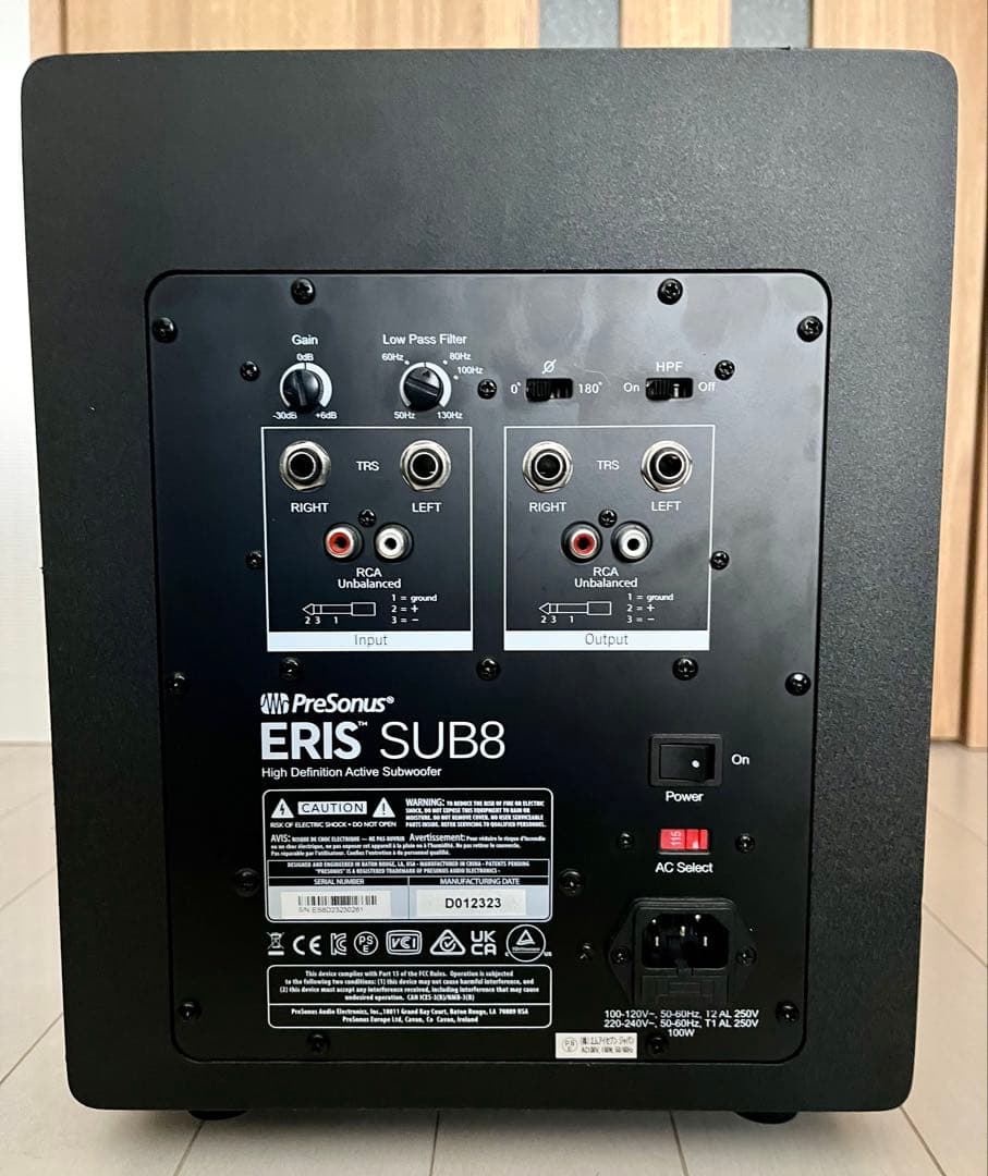 PreSonus Eris Sub8 サブウーファー① - メルカリ