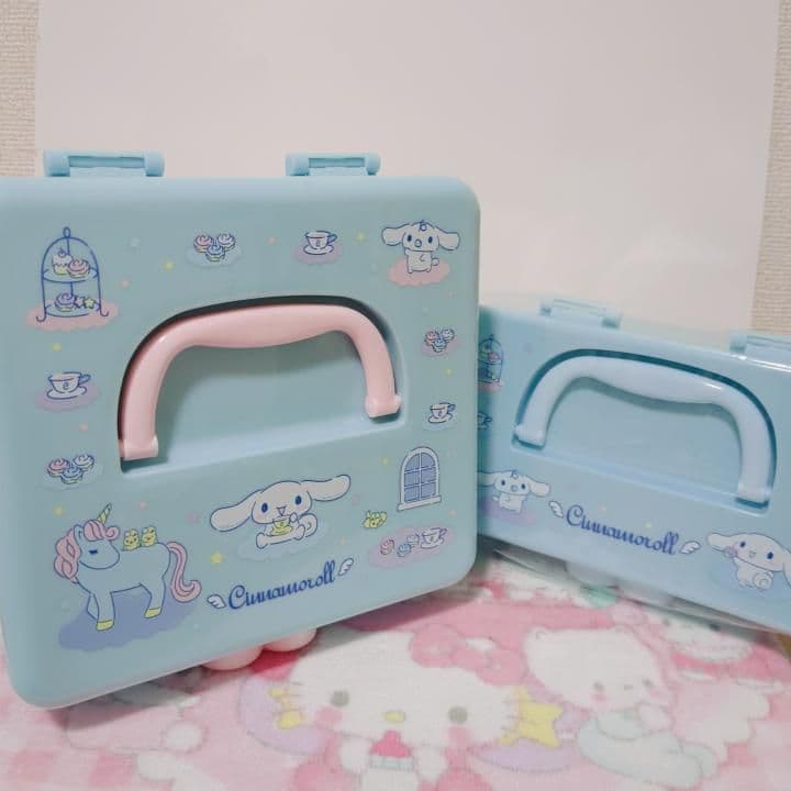 サンリオ シナモロール 持ち手付き ボックス S M 2個セット 救急箱