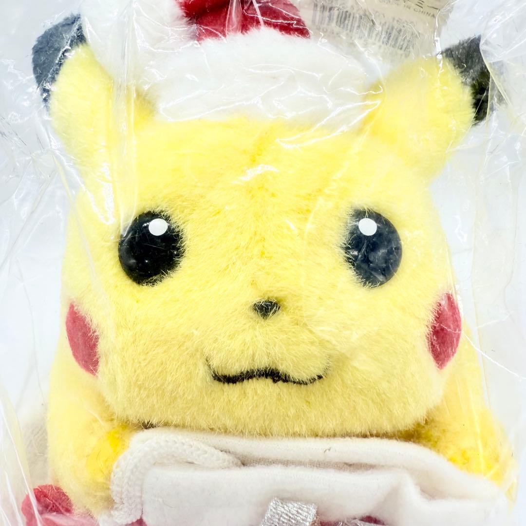 希少☆未開封】TOMY製 ピカチュウ 初期 サンタ ぬいぐるみ - メルカリ