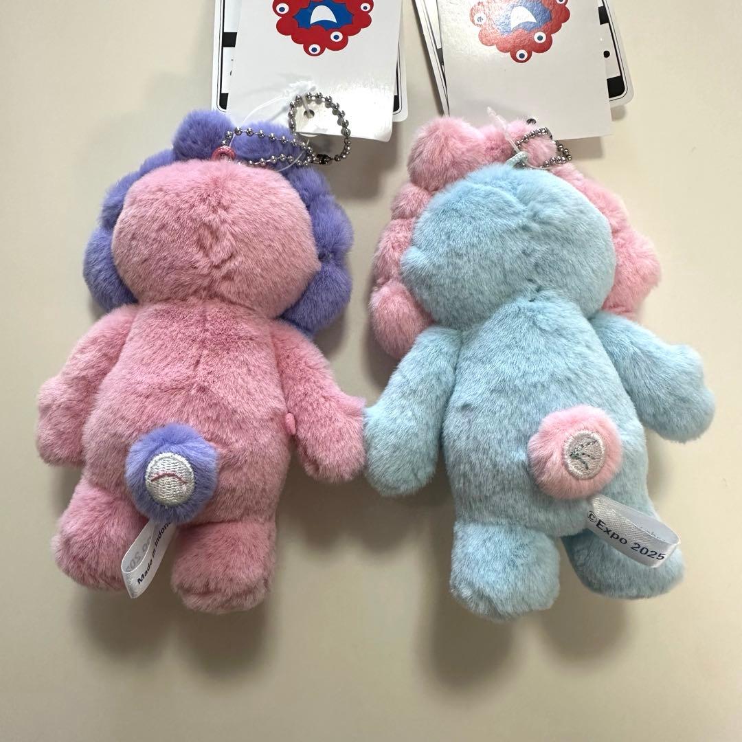 関西万博 ミャクミャク カラーマスコット ピンク＆ブルー パステル