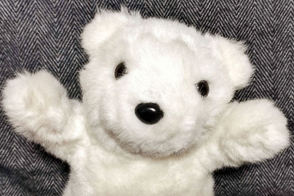 SANTA BEAR シロクマ 白熊 ぬいぐるみ ヴィンテージ レトロ 非売品