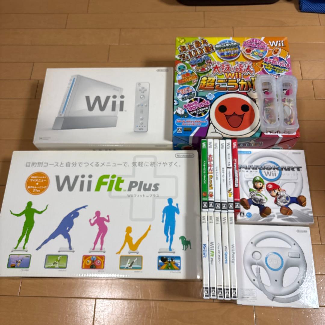 Wii本体 Wii Fit Plus ゲームソフトセット - メルカリ
