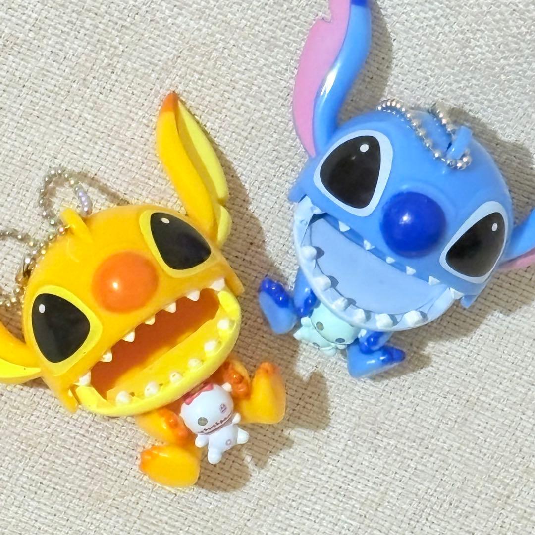 スティッチ フィギュア キーホルダー ストラップ まとめ売り 色違い