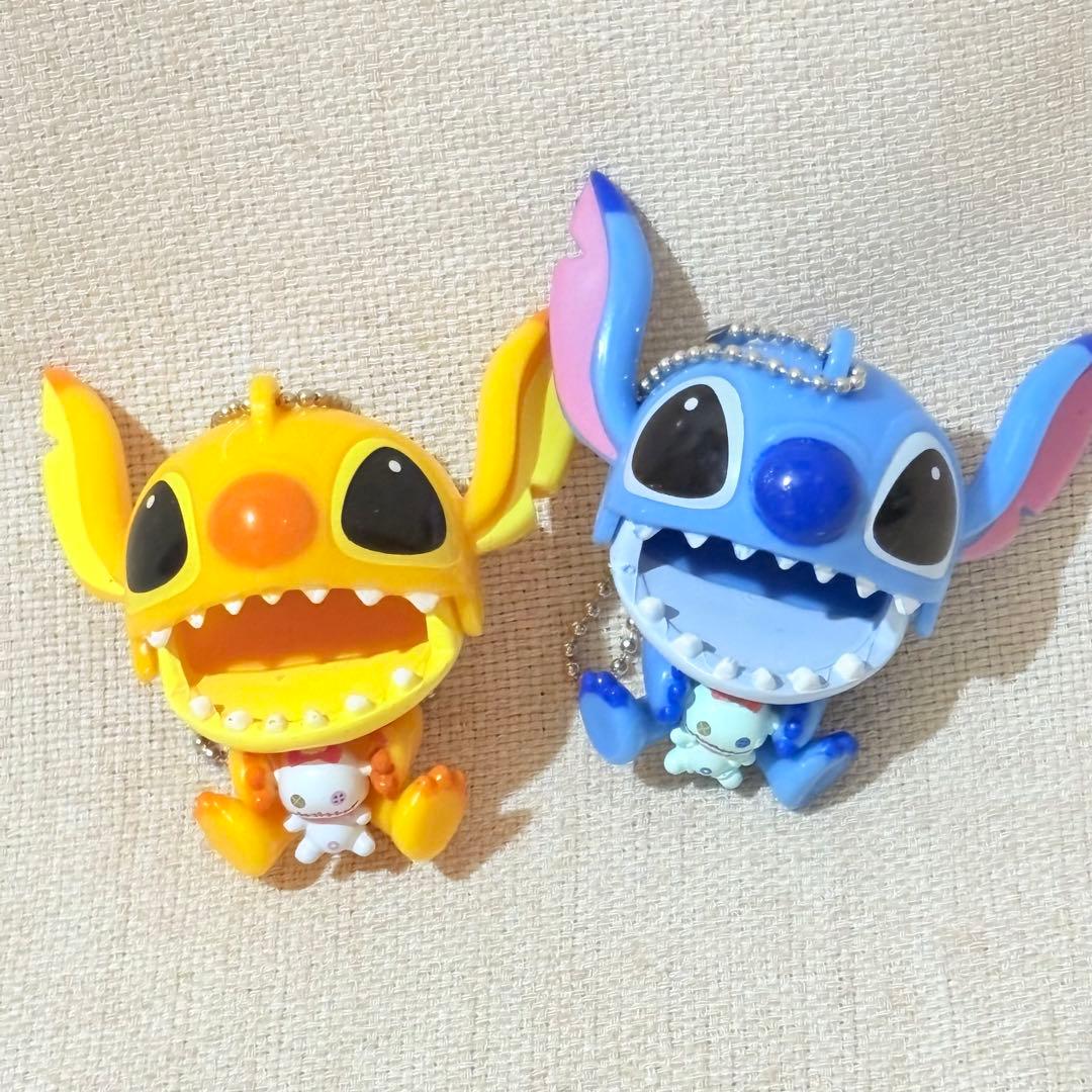 スティッチ フィギュア キーホルダー ストラップ まとめ売り 色違い