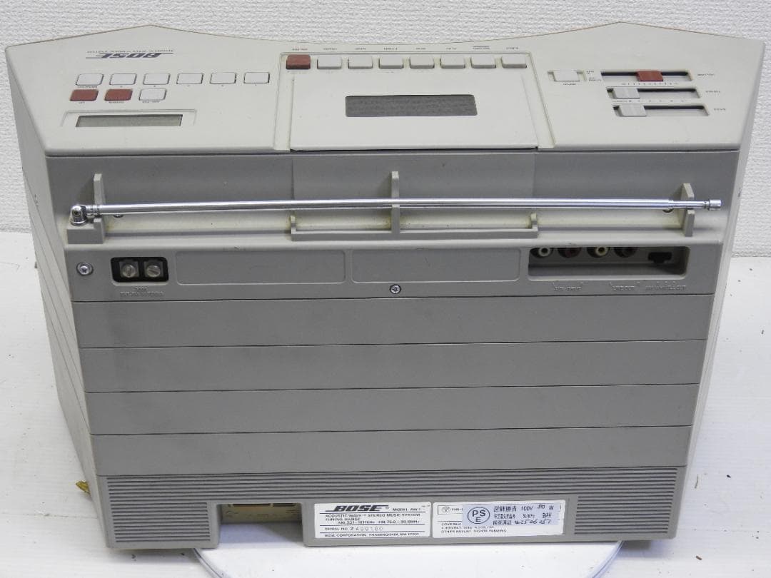 昭和の衝撃 ラジカセ BOSE AW-1 ほぼ完璧メンテ2年保証付 ・6251