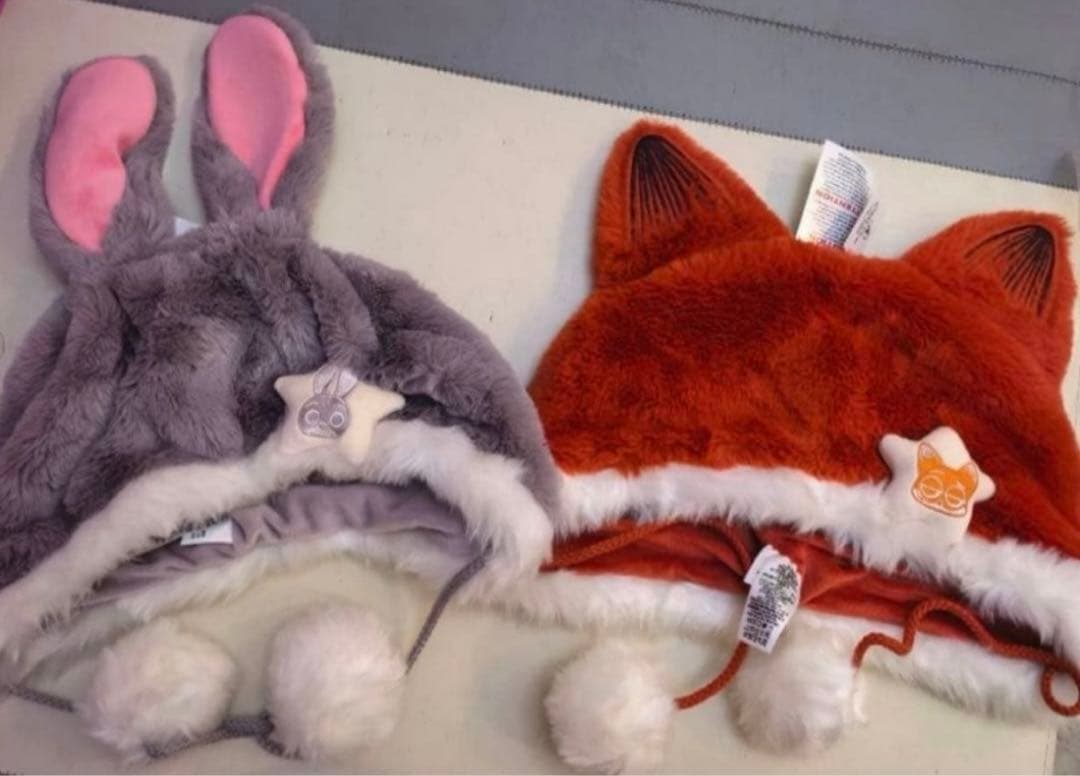 上海ディズニー 限定ズートピア ニック ジュディ ファンキャップ 帽子2