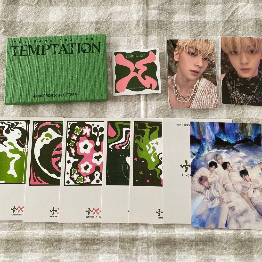 TXT TEMPTATION Weverse盤 トレカ スビン セット - メルカリ