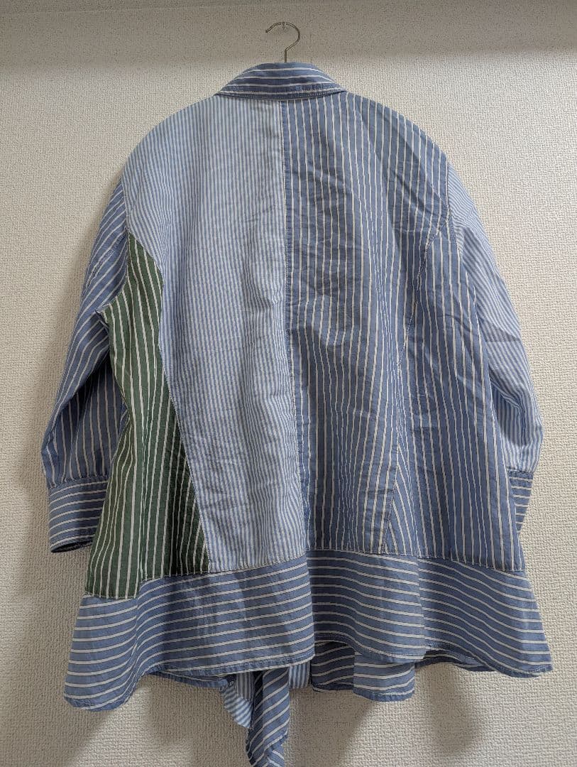 ⑨センソユニコ Cube ブラウス ブルーグリーン - トップスアウトレット