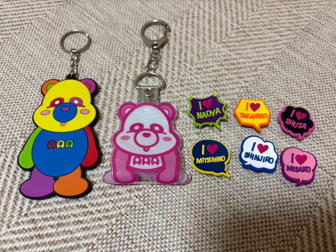 値下げ】AAA え〜パンダ キーホルダー マグネットセット♡【新品