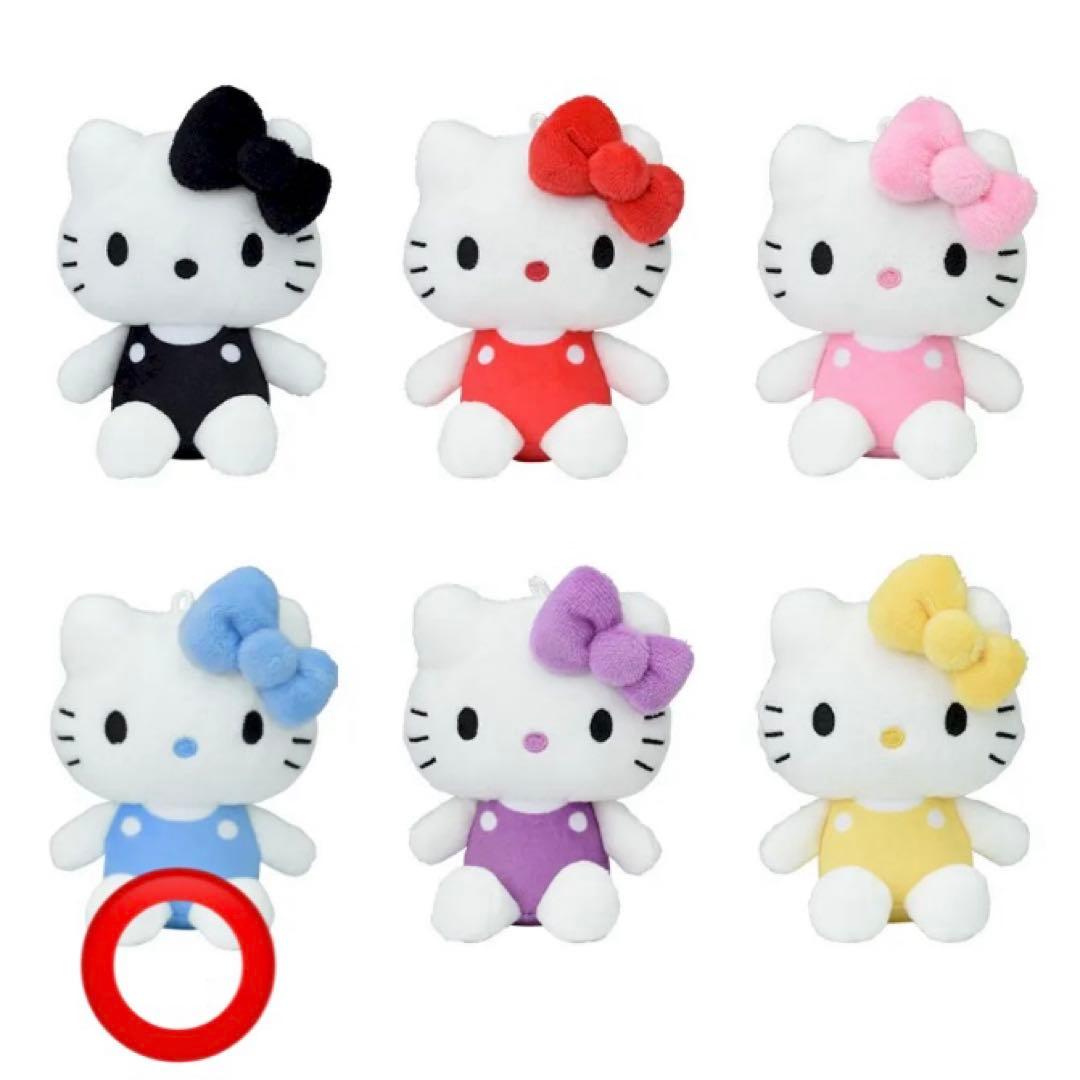 最終値下げ！】ハローキティマスコット カラフルVer. ブルー - メルカリ