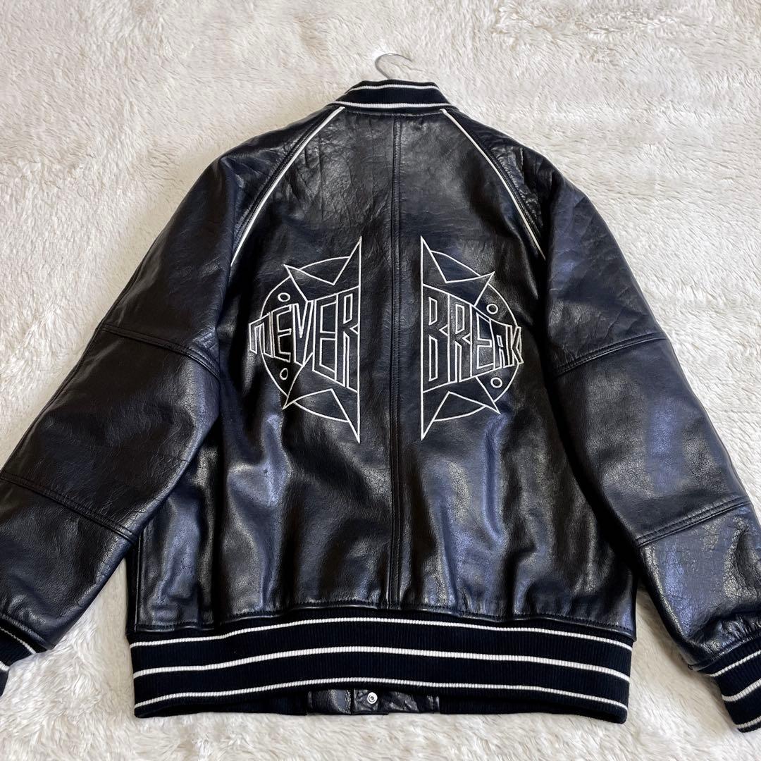 美品 廃盤 ZARA ザラ本革レザージャケット ボンバージャケット