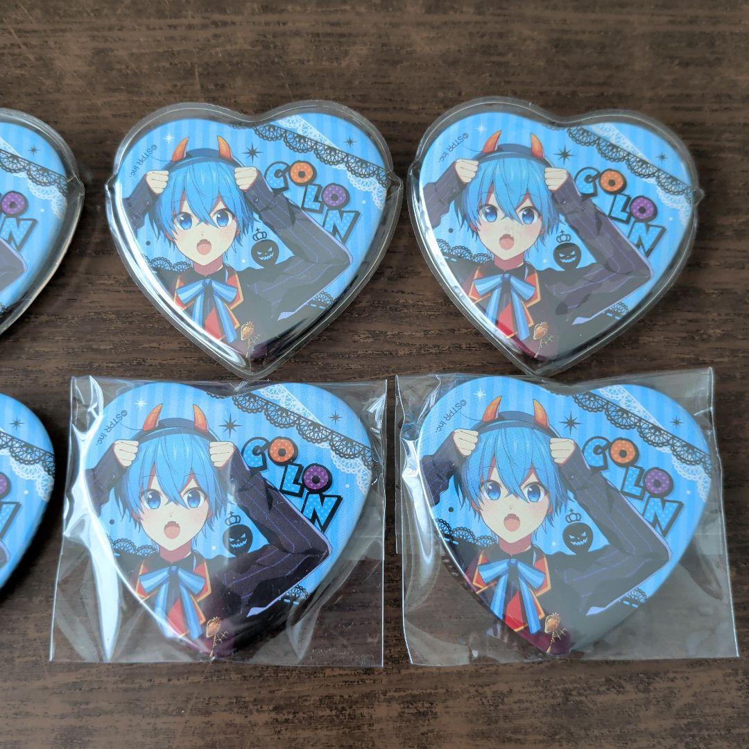 すとぷり】STPR ころん ハート缶バッジ8個まとめ売り - メルカリ