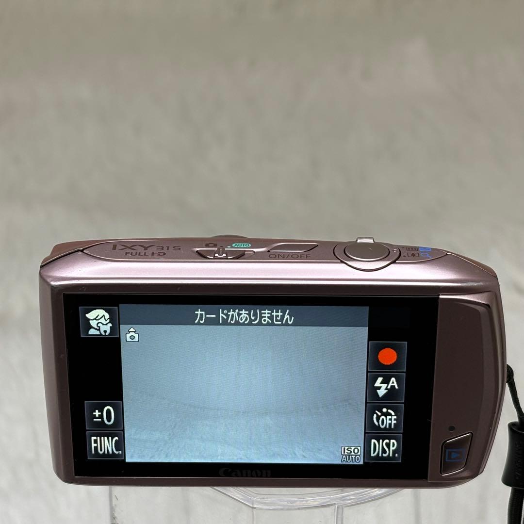 Canon IXY 31S PC1584 充電器 ピンク コンデジ 動作品